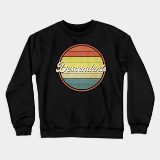 vintage vibes descendents Crewneck Sweatshirt